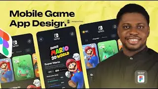 Mobile Game App Design (UX/UI Concept Design)