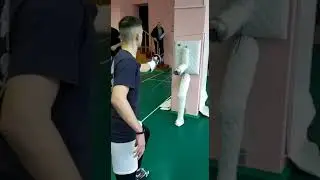 Тренировка с мишенью. Фехтование