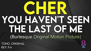 Cher - You Haven't Seen The Last Of Me - Karaoke Instrumental