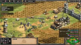AOE2:DE Celts Pocket 4vs4 Black Forest High level game