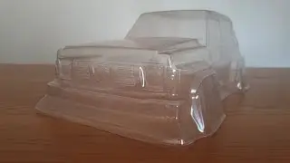 Nissan Patrol GR Y60 rozpudełczenie, lexan body unboxing.