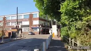Route from Tottenham Hale Tube to Bally Studios, 2022.