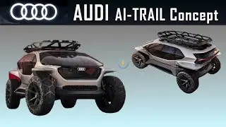 Audi AI Trail Concept Electric Car | Drone Head Lights | #audielectriccar #eCharged
