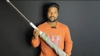 360&deg;Rotate foldebal ROUND Mop Cleaning Wipe #long#longvideo#viral#viralvideo#cleaning mop#trending 