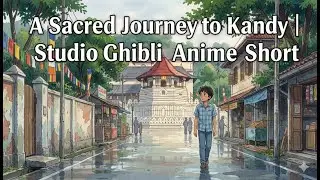 A Sacred Journey to Kandy of Sri lankan Boy| Studio Ghibli Style Anime Short