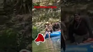 Keeping it classy MO 🤣 #floating #river #floattherapy #shenanigans #elkriver #missouri