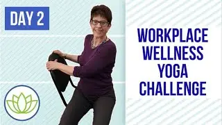 Hips & Back | Workplace Wellness Yoga Challenge - Day 2