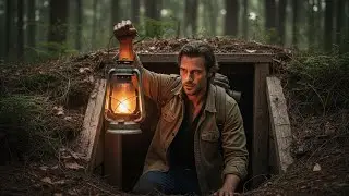 Secret Underground Modern Shelter Build | Silent Survival Film