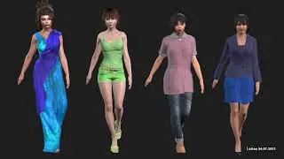 Iclone free dress and hair pack.27
