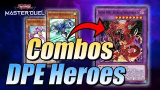 HEROES WITH DESTROYER PHOENIX ENFORCER ARE AWESOME!!! DPE HERO COMBOS FOR MASTER DUEL!!!