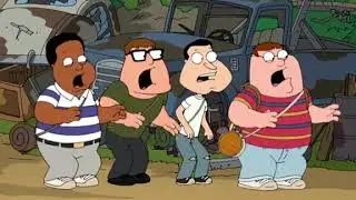 Family Guy - Old Man Pressman and Chopper