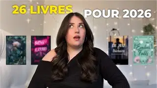Les 26 livres que je veux lire en 2026 📖 (+ bookhaul)