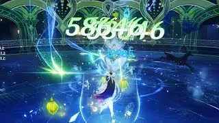 【原神】C0コロンビーナ月開花＆C0ウェンティ月感電 - 螺旋12層 Luna IV