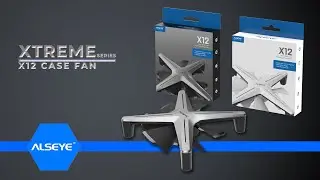 【Alseye】COOLING FAN - X series X12-3D Single fan Cooling Solution-RGB case fan