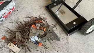 Magnetic Vacuum | Ultimate Construction Site Cleanup Tool For Nails and Metal