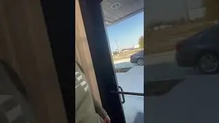 Comercial door not closing all the way!! Don&rsquo;t touch the latch!!!