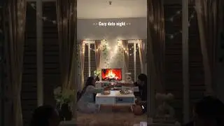 Cozy date night || date night ideas || date ideas #shorts #couplegoals