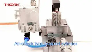 Air-check type support cylinder