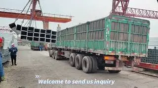 Galvanized Rectangular Tube Package and Delivery