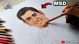 Drawing - MSD Sir😍 Captain Cool Drawing Cool | Hyper realistic |