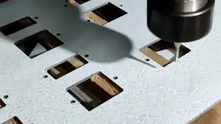 Switch board cutting in CNC Router