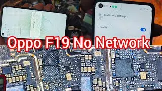 Oppo F19 No Network Coverage Fix#smartphone #repair #tech #mobilephone #fix 