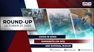 UNTV NEWS ROUNDUP: Mga balitang dapat mong malaman (October 27, 2020)