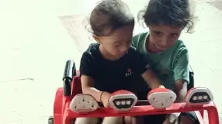 Rishik and Rudransh Driving Toy Car Mall । 🚗💨 ToyCarFun ।