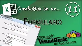 ComboBox en Formulario | VBA Excel 2013 #11