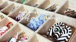 Curated Earring Collection | Organize & Declutter with Me