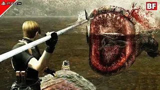 Resident Evil 4 - Del Lago Boss Fight (Lake Monster)