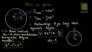49-mavzu. Shar va sfera