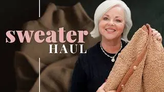 New Affordable Fashion Haul For Women 50+ | Pretty Sweaters & How I Style Them | #womenover60