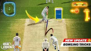 Real Cricket &trade; 24 Test Match Bowling Tips & Tricks ! 🤯| RC22 New Bowling Trick 100% Working 😍