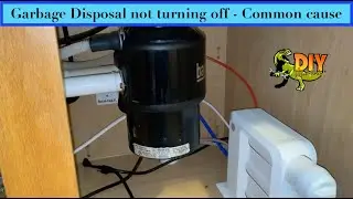 Garbage disposal not turning off - Common cause