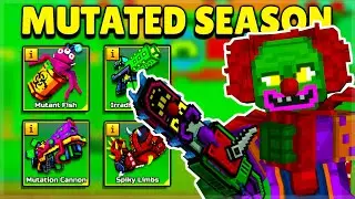 Pixel Gun 3D 21.8 UPDATE! Mutated Season INSANE New Weapons Added!