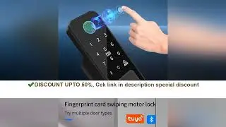 Outdoor Tuya Smart Home Door Lock Double Side Fingerprint Sensor Digital Code IC Card Smart life