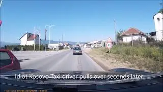 Kosovo drivers behaving badly