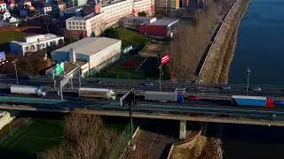 Lanfranconi bridge in Bratislava