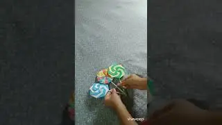 Paper lollipops