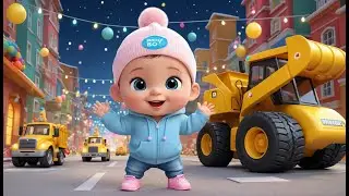 New Year Construction Vehicles Show | Fun Action & Learning Video for Toddlers