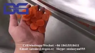 Jinan DG Tasty Wheat Pellets Crispy Snacks Wavy Chips Potato Pellets Extruder Machine Manufacturer