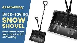 Double Handles Back-Saving Snow Shovel MF-SXC04 / Product Instruction