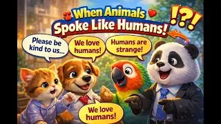 When Animals Spoke Like Humans 🐾😂 | Cute & Emotional Animated Story