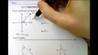 MHF4U1 - 6.2 - Primary and Reciprocal Trig Ratios