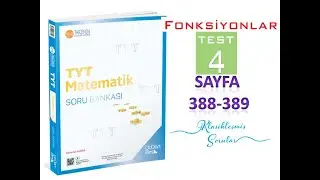 FONKSİYONLAR TEST 4 (345 TYT MATEMATİK 2025)