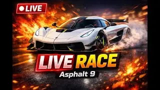 World Fastest Cars in Asphalt 9 😱 | LIVE Multiplayer Gameplay #racing #gaming #live #asphalt9