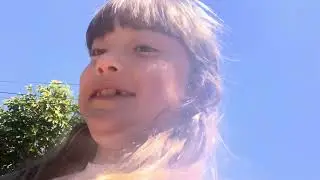 Backyard water hose play￼