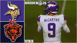 Vikings vs. Bears Week 1 Simulation | Madden 26 NFC North Rivalry