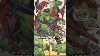 Spider-Man Takes His Anger Out on Hulk! #shorts #marvel #spiderman #comics